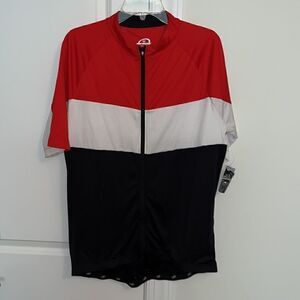 New Full Zipper White Black Red Speed Cycling bike racing riding womens jersey